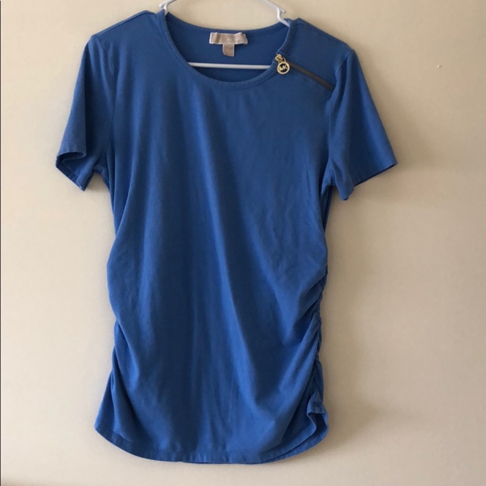 Michael Kors top with logo zipper